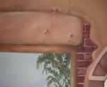 Trompe L'oeil Faux Brick Window